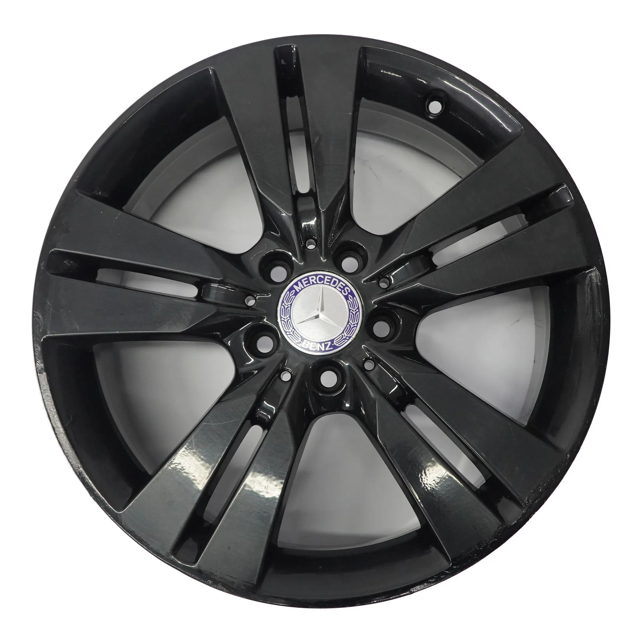 Mercedes W176 Jante alliage noire 18" ET:52 7,5J 5 Double rayon A2464010402