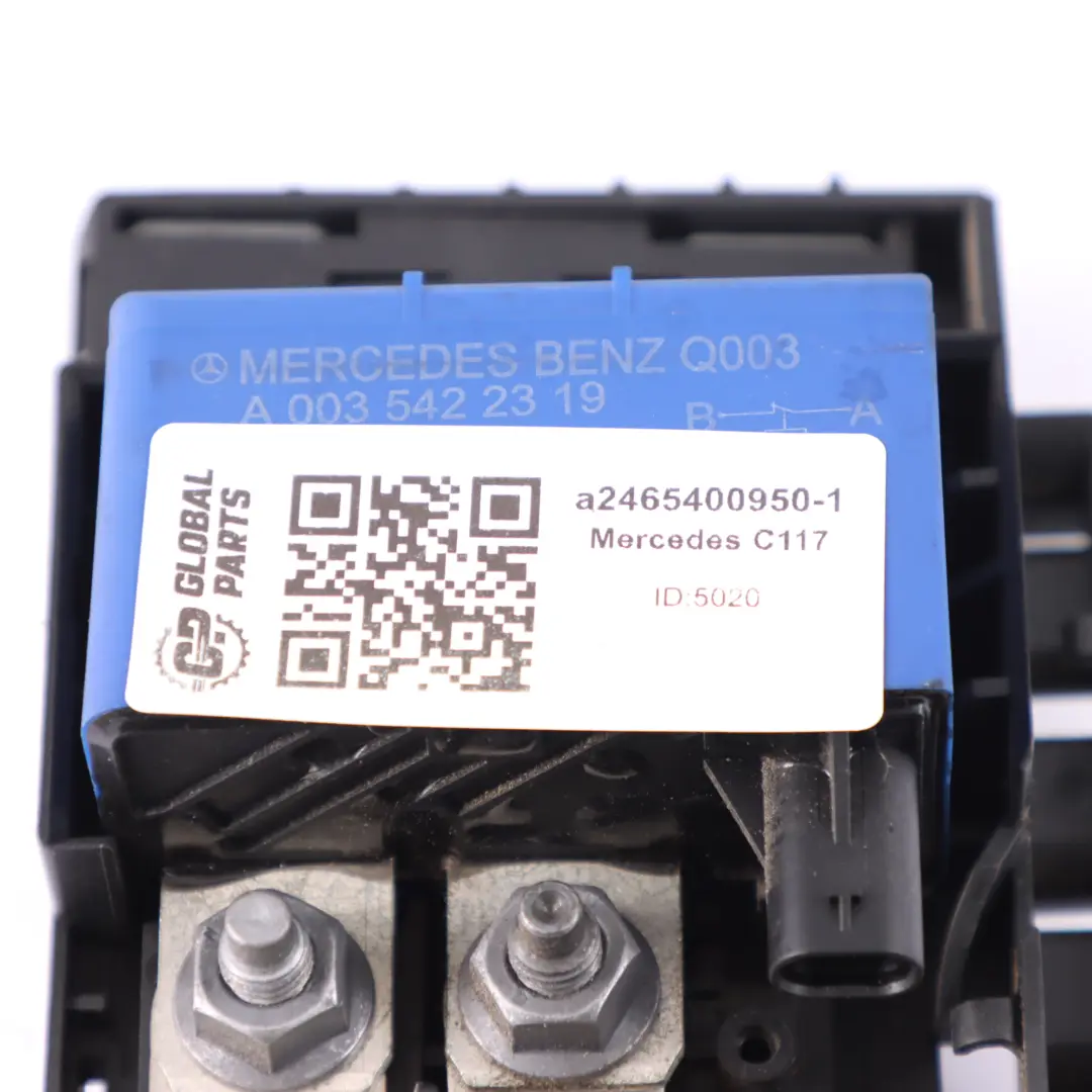 Mercedes W176 W246 C117 Fuse Relay Box Unit Cables Wiring Loom A2465400950
