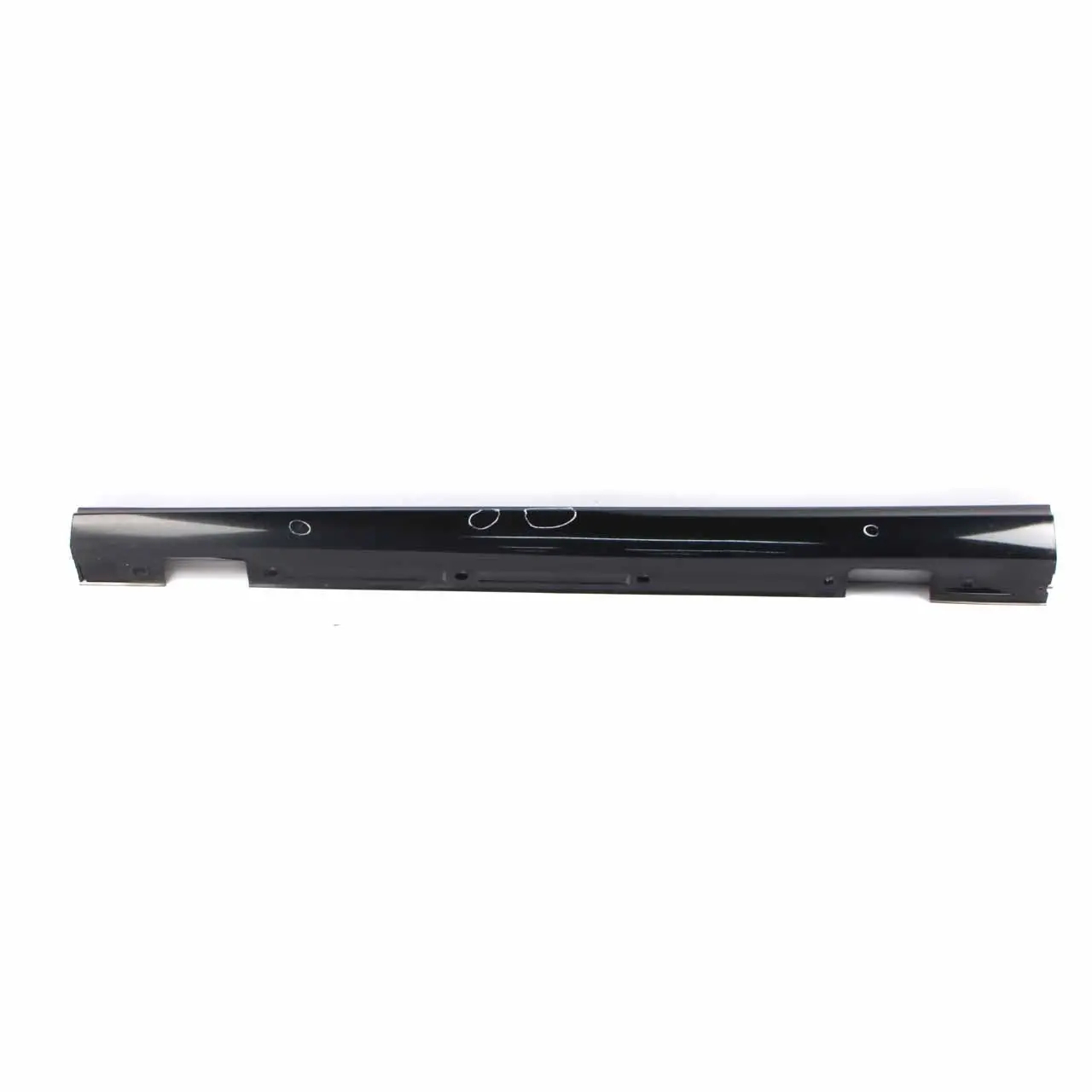 Mercedes W176 Side Skirt Left N/S Door Sill Cover W117 W246 Cosmic Black - 191