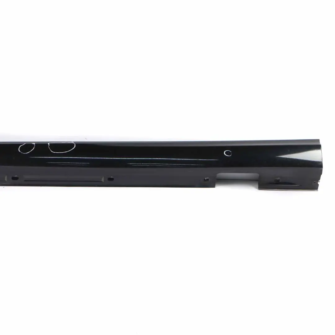 Mercedes W176 Side Skirt Left N/S Door Sill Cover W117 W246 Cosmic Black - 191