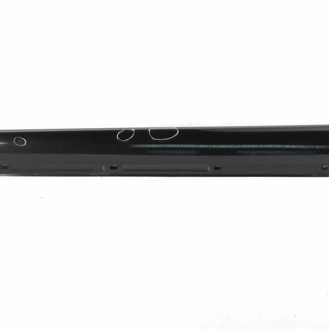 Mercedes W176 Side Skirt Left N/S Door Sill Cover W117 W246 Cosmic Black - 191