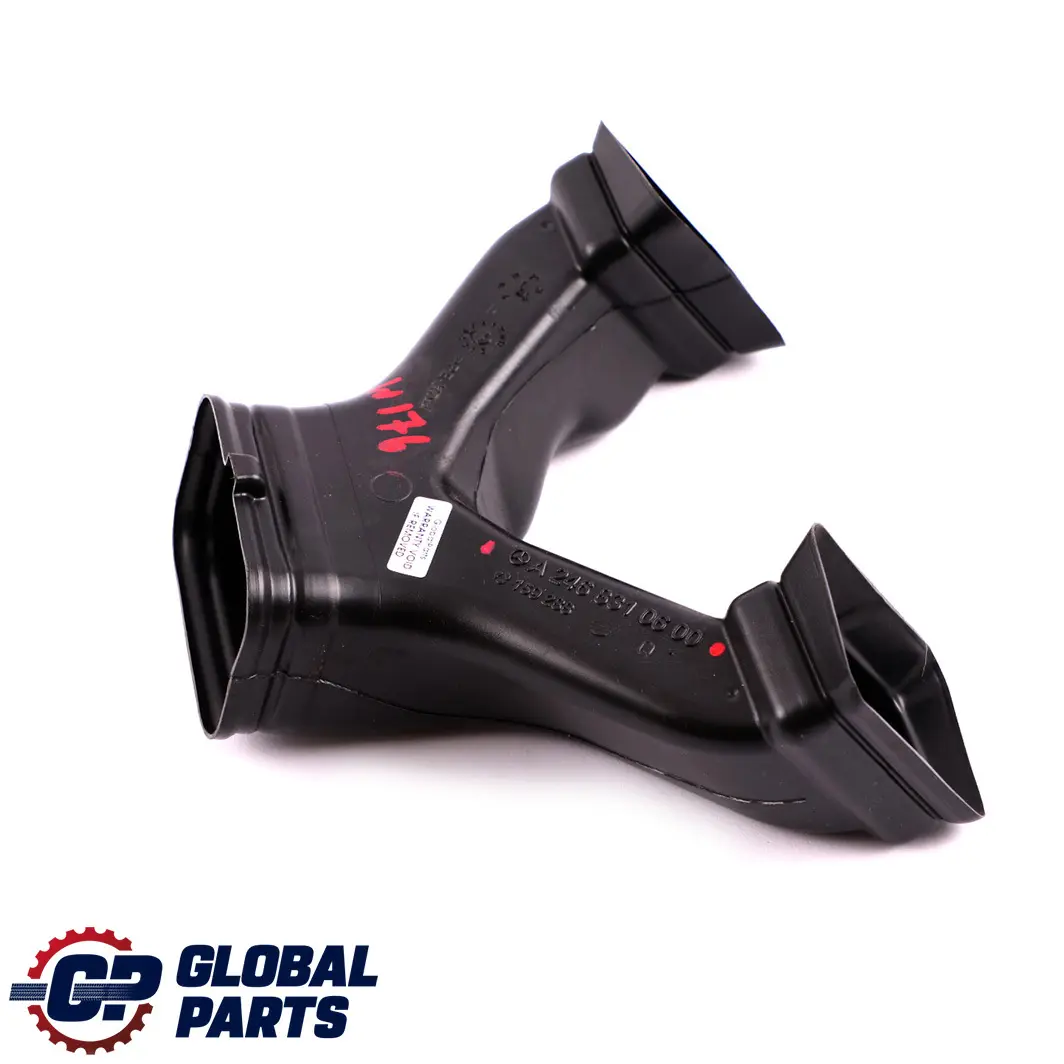 Mercedes-Benz A B W176 W246 Centre Console Air Duct Channel Guide A2468310600