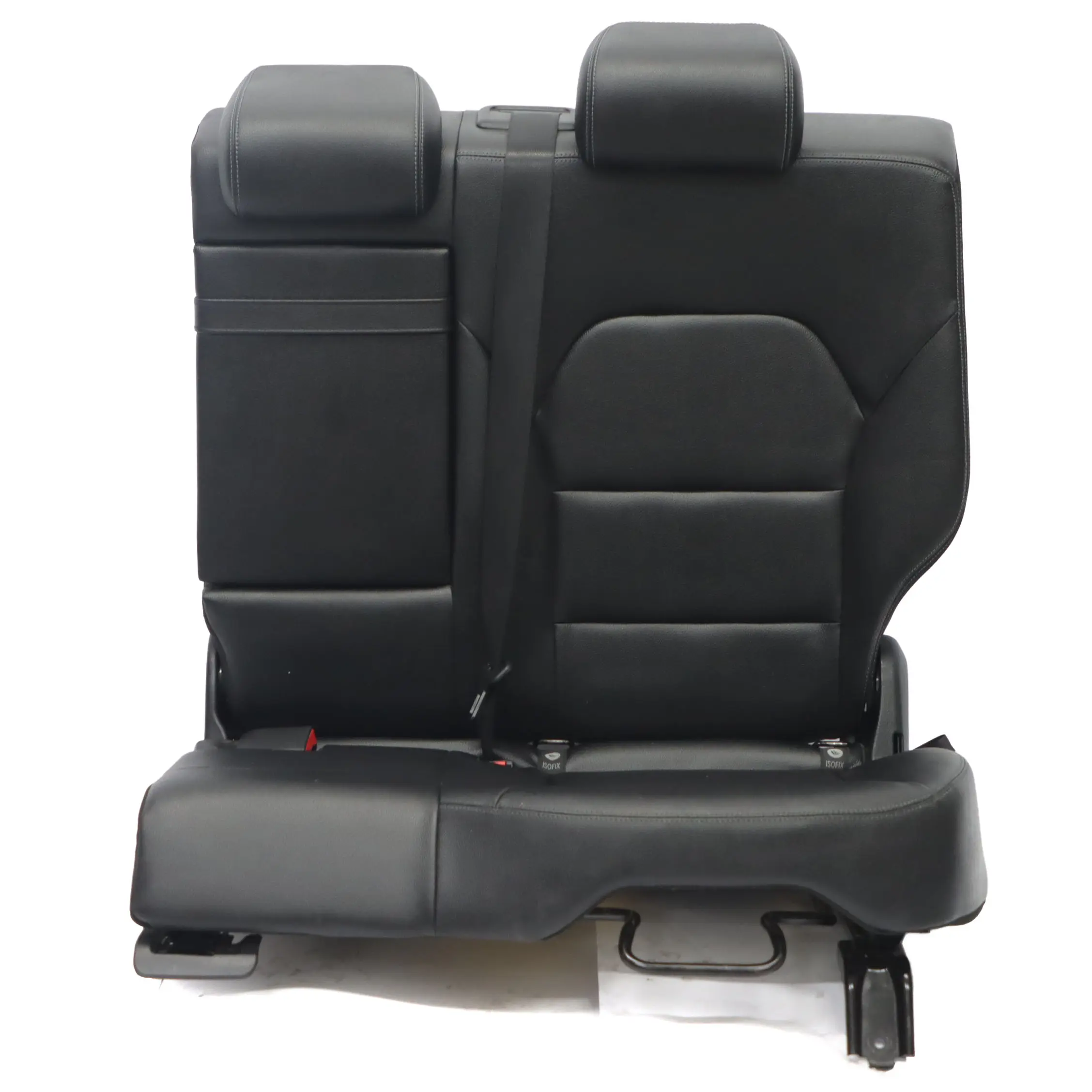 Mercedes W246 Asiento Trasero Izquierdo Respaldo Banqueta Imitación Cuero Negro