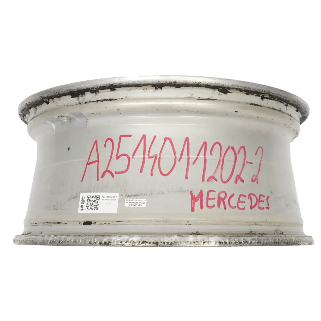 Mercedes W251 Srebrna Felga Aluminiowa 19" 8J ET:67 5 Szprych A2514011202