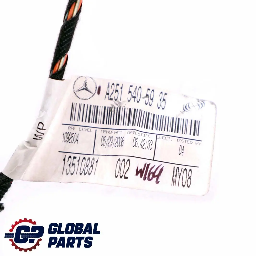 Mercedes-Benz M ML W164 Dashboard Temperature Sensor Harness Wiring A2515405935