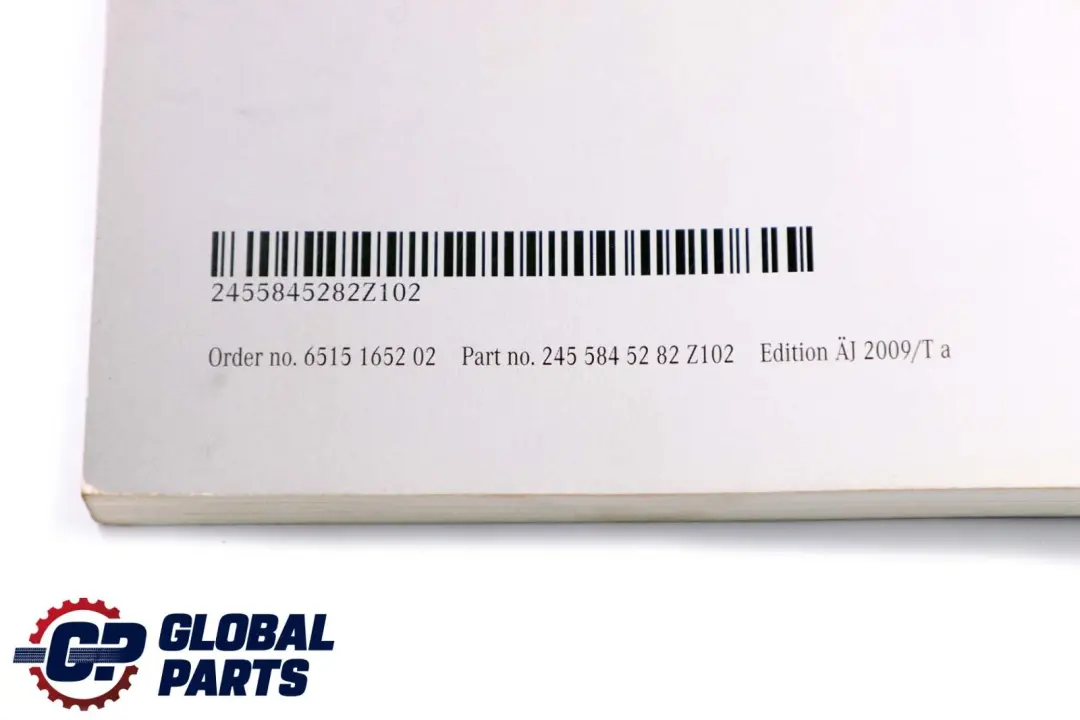 Mercedes B-Class W245 Service Booklet Book Set Pouch Case Wallet A2455845282