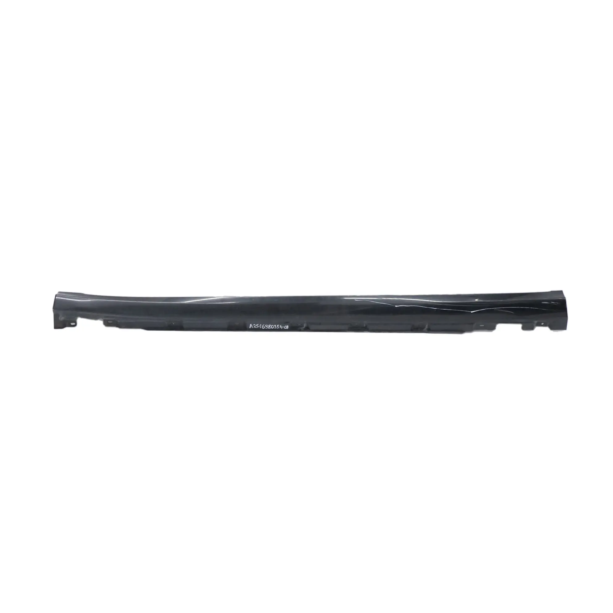 Mercedes W251 Side Skirt Door Sill Left N/S Obsidian Black Metallic - 197