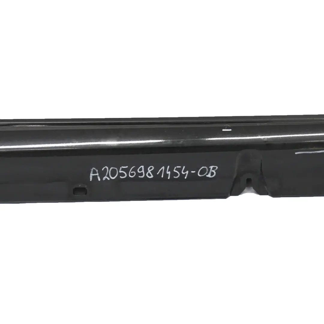 Mercedes W251 Side Skirt Door Sill Right O/S Obsidian Black Metallic - 197