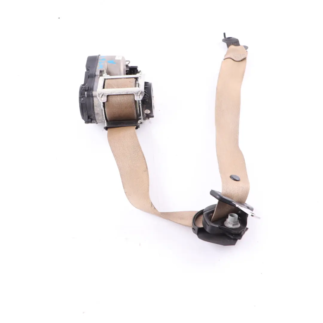 Mercedes W164 Safety Seat Belt Front Seat Right O/S Leather Brown A2518604085