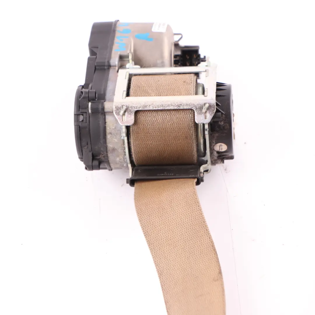 Mercedes W164 Safety Seat Belt Front Seat Right O/S Leather Brown A2518604085