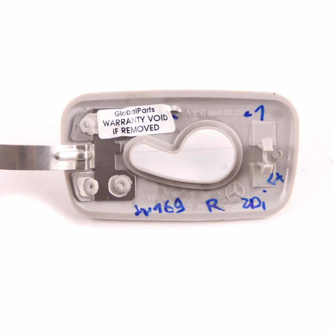 Mercedes ML W164 Couvercle charge toit pour compartiment droit Gris A2518680239