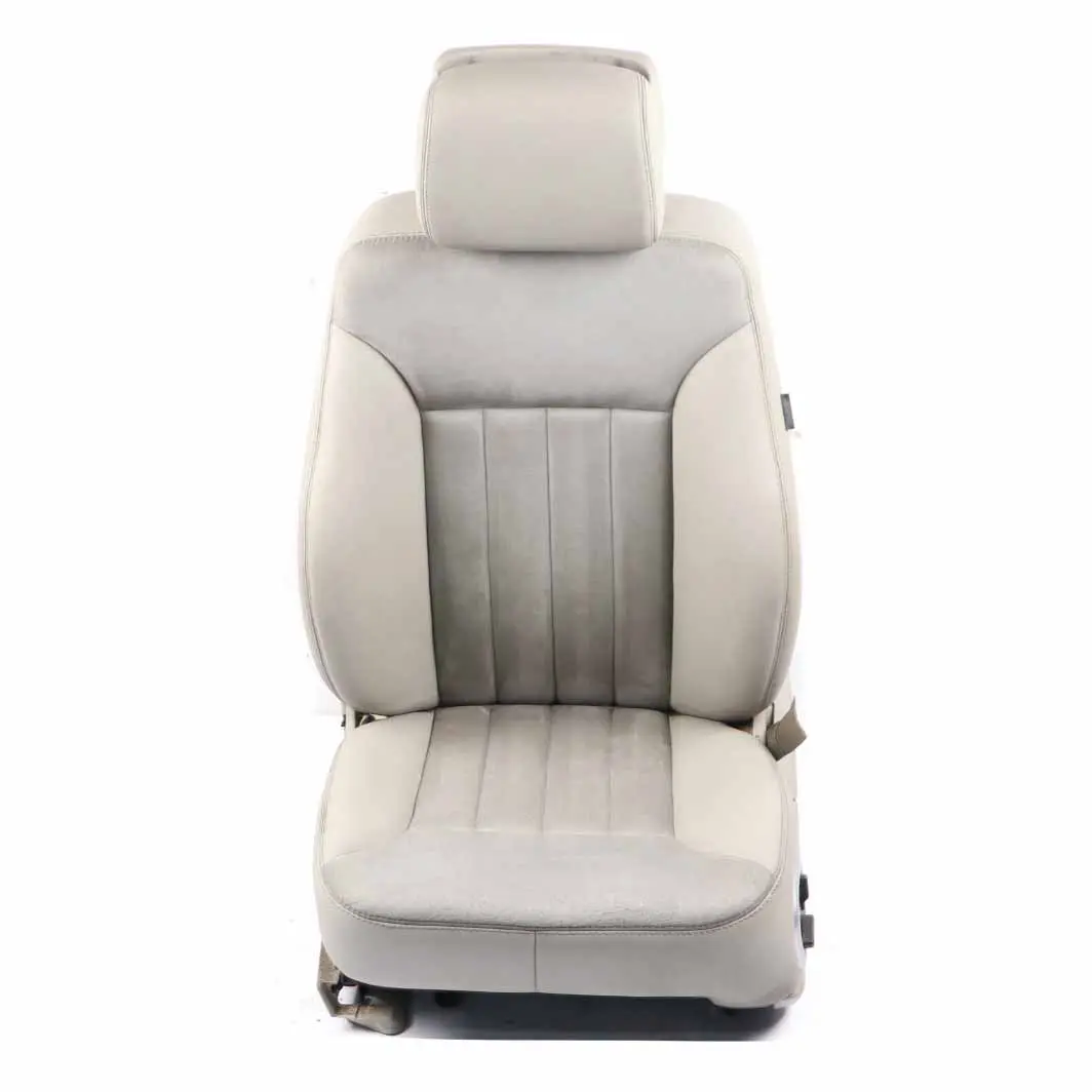 Front Seat Mercedes W164 Left N/S Leather Alcantara Grey Electric Heated Screen