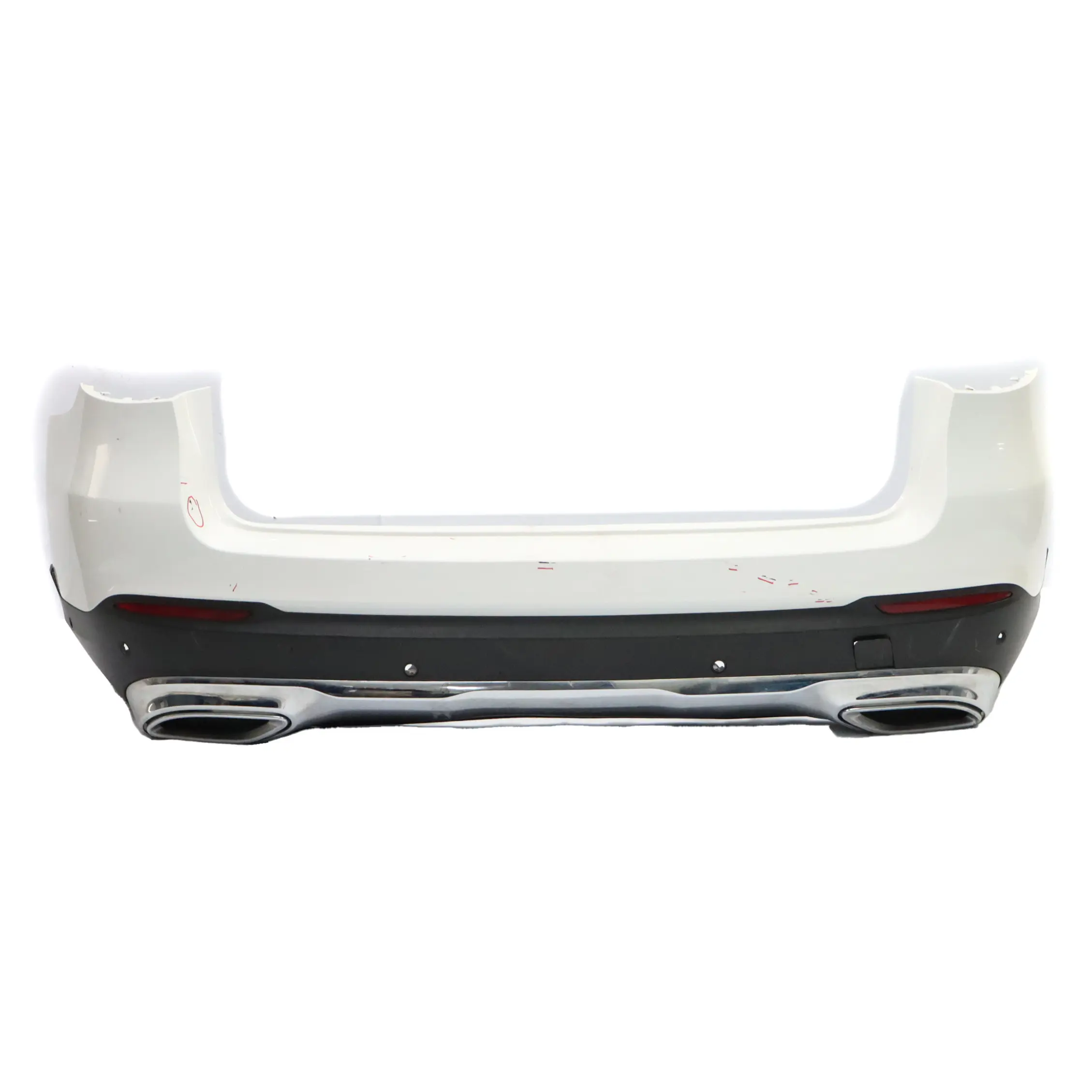 Mercedes X253 Rear Bumper Trim Panel Covering Polar White - 149