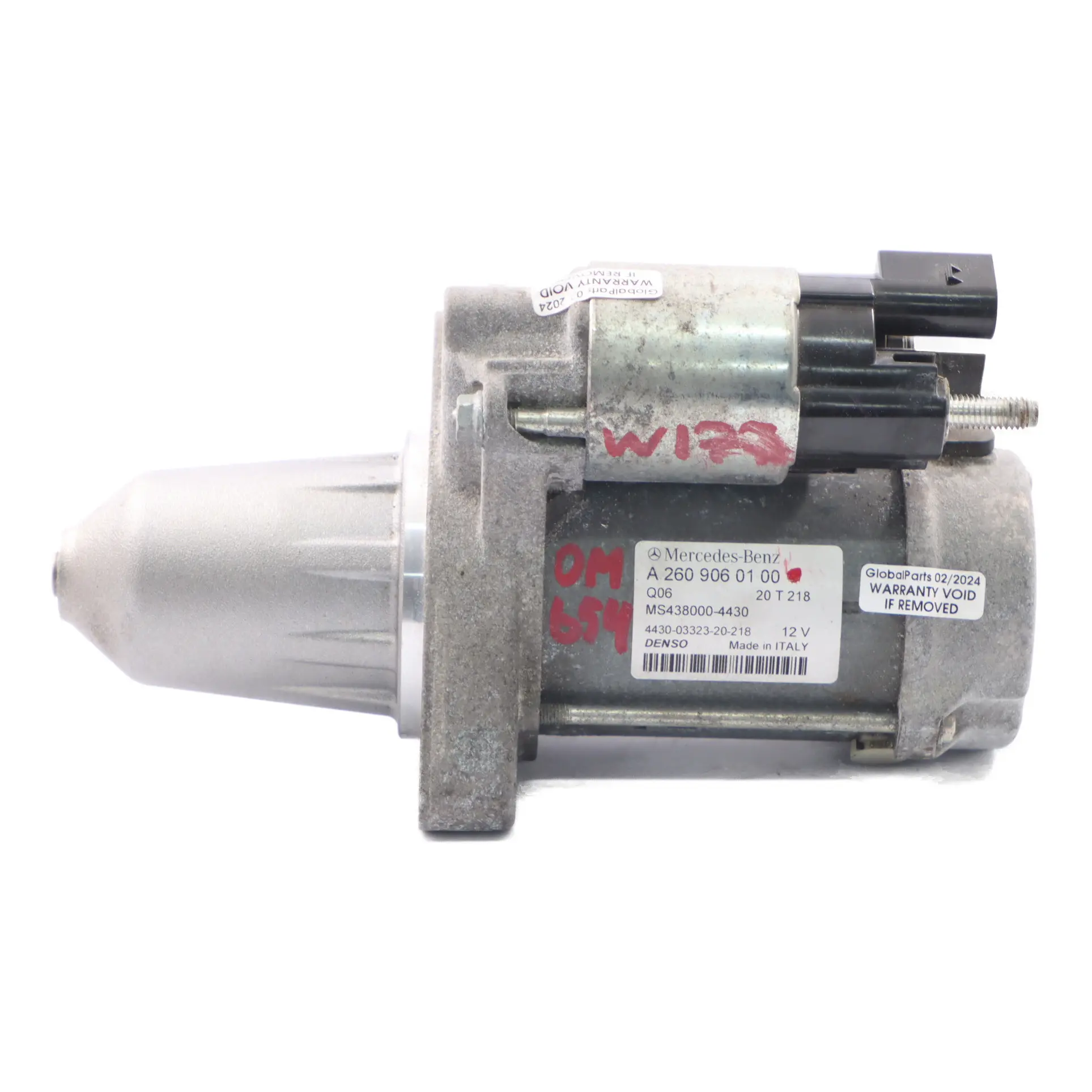 Mercedes C118 W177 W247 M260 Benzin motor Anlasser 12V A2609060100