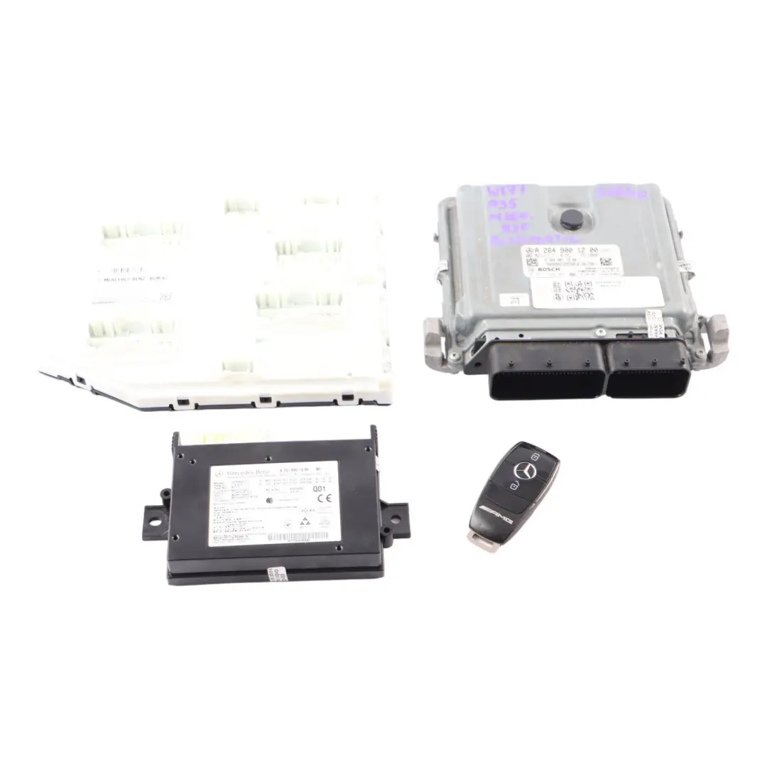 Mercedes W177 A35 AMG 306HP 260.920 Engine ECU Kit A2649001200 Key BCM Automatic