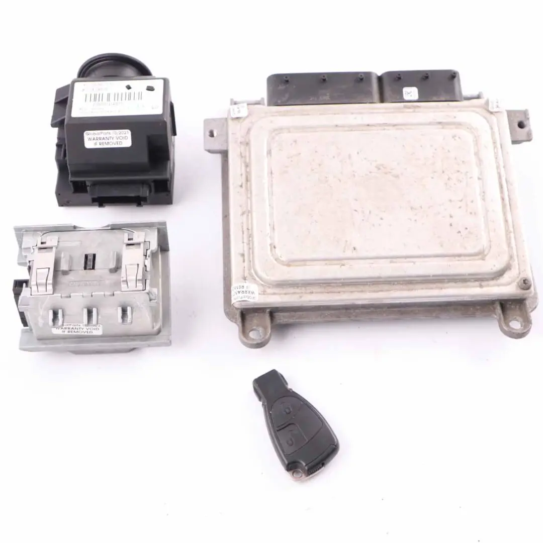 Mercedes W169 A150 M266.920 95HP Engine ECU Kit Key Lock A2661536379 Automatic