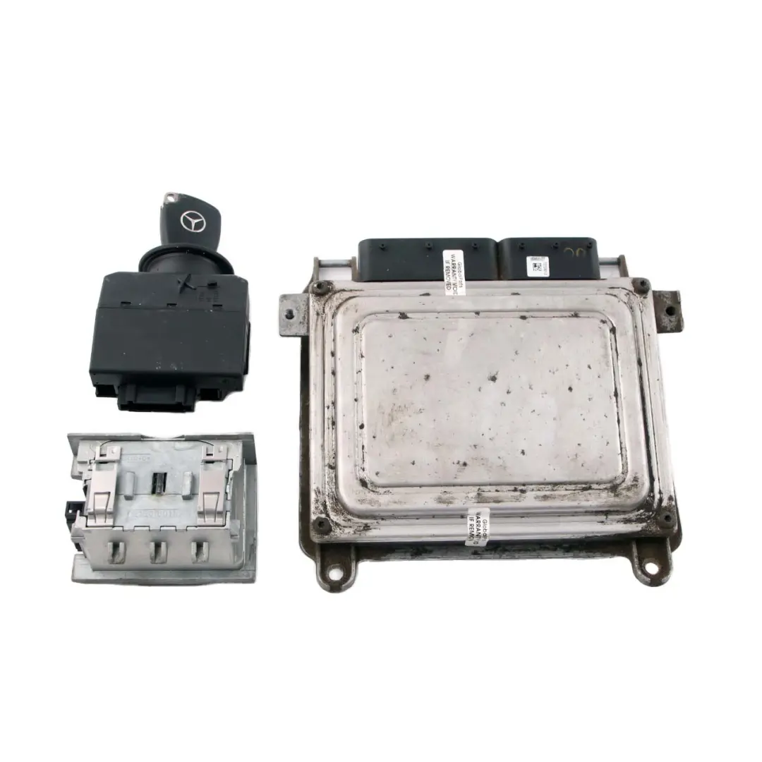 Mercedes W245 B170 M266 Engine Control ECU Kit A2661538879 Key Lock Automatic