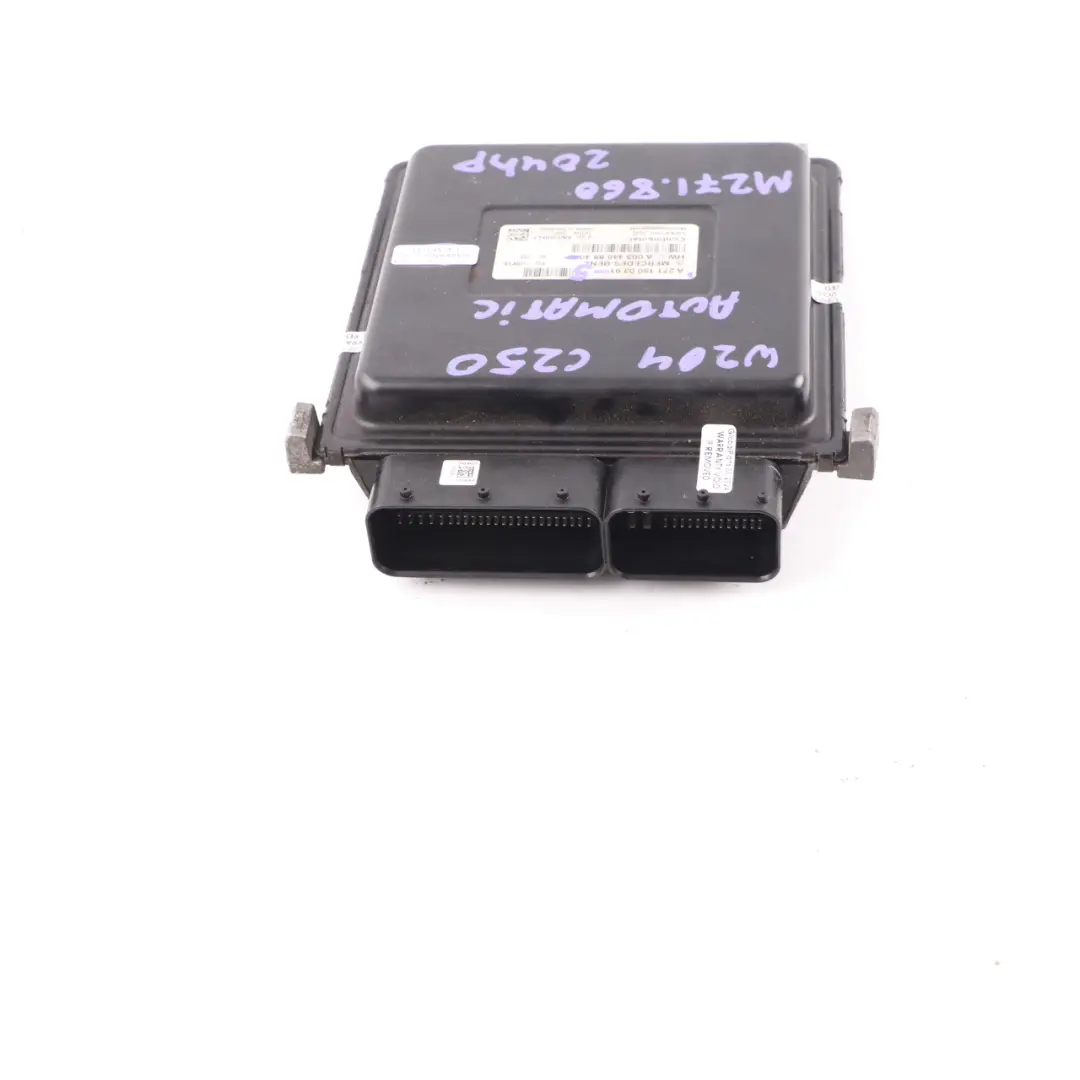 Mercedes W204 C 250 271.860 204HP Engine Control Unit ECU A2711500391 Automatic