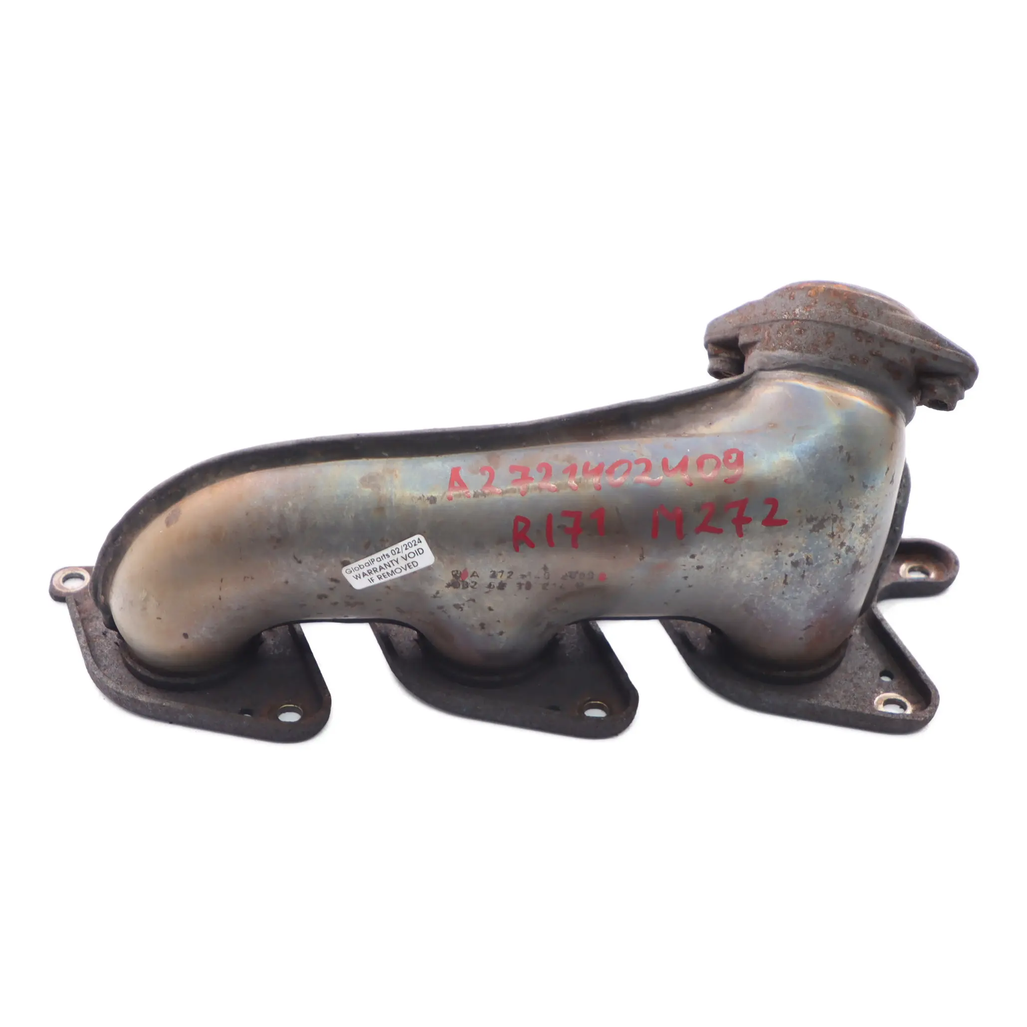 Mercedes R171 M272.942 Right Engine Gas Exhaust Manifold A2721402409