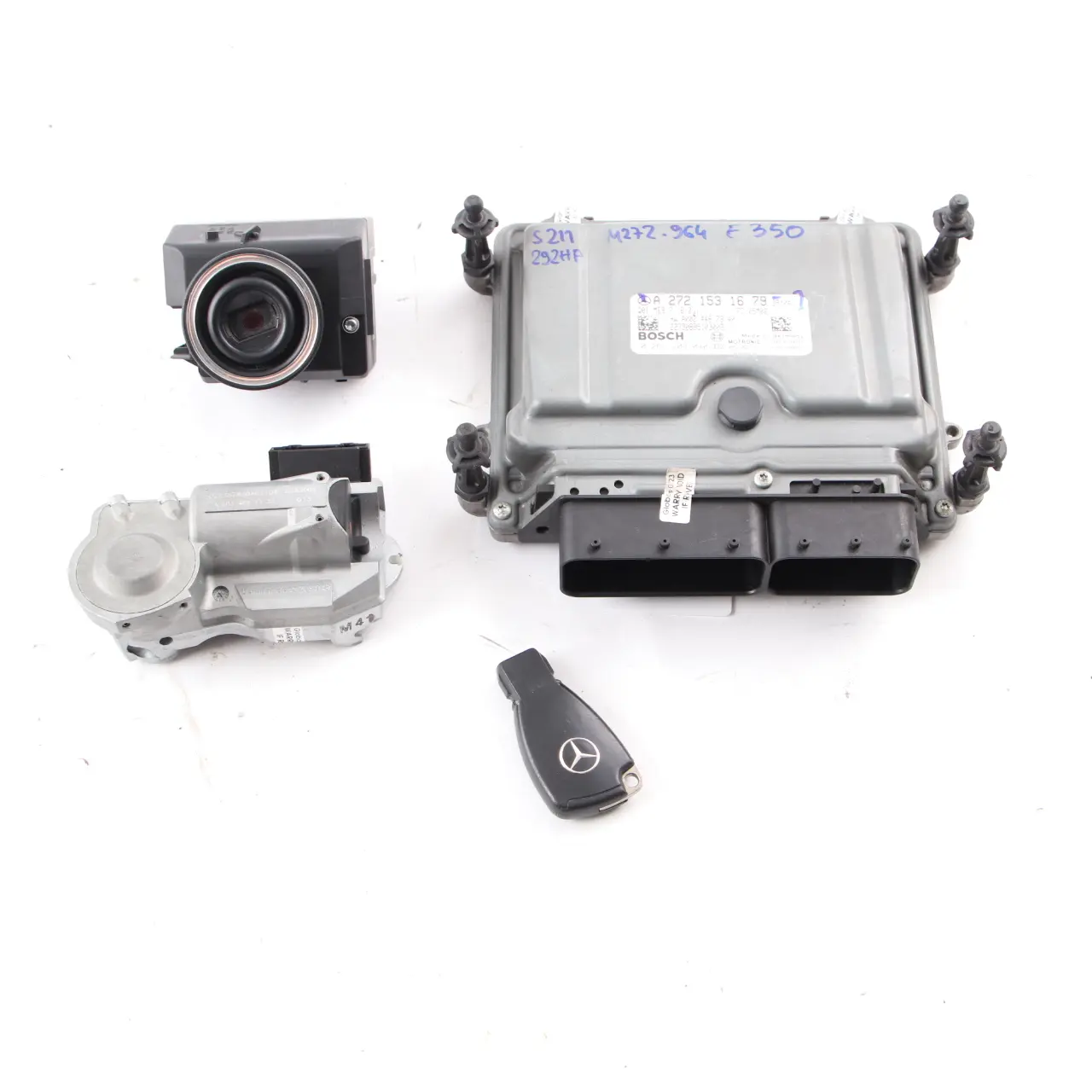 Mercedes W211 S211 E350 M272.964 272HP Engine ECU Kit Key Lock A2721531679