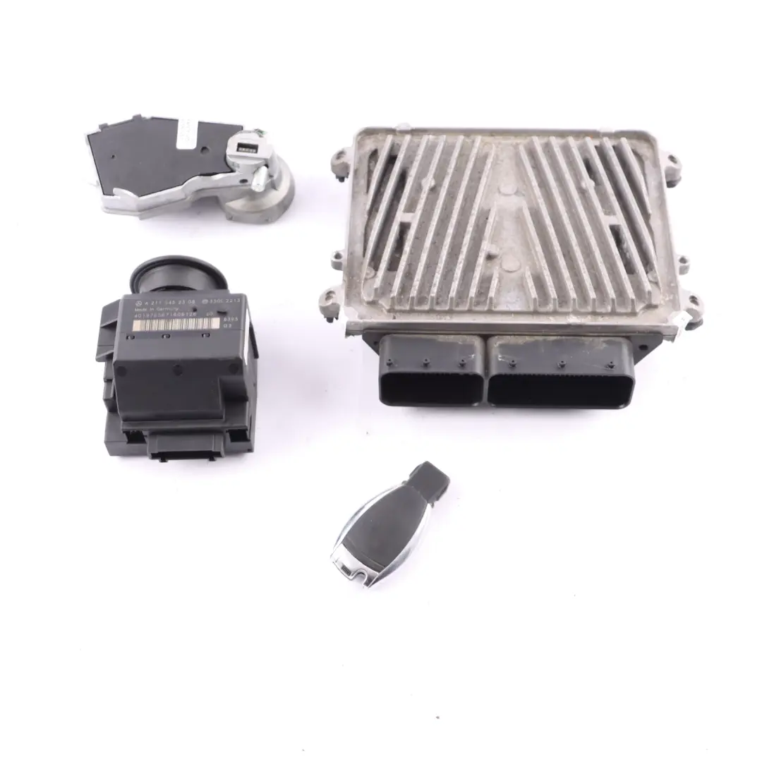 Mercedes R171 SLK350 272.969 305HP Engine ECU Kit A2721531692 Key Lock Automatic