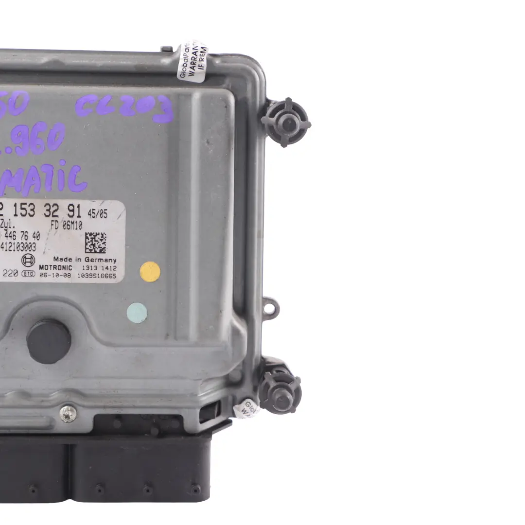 Mercedes CL203 CL350 M272.960 Engine Unit ECU Module A2721533291 Automatic