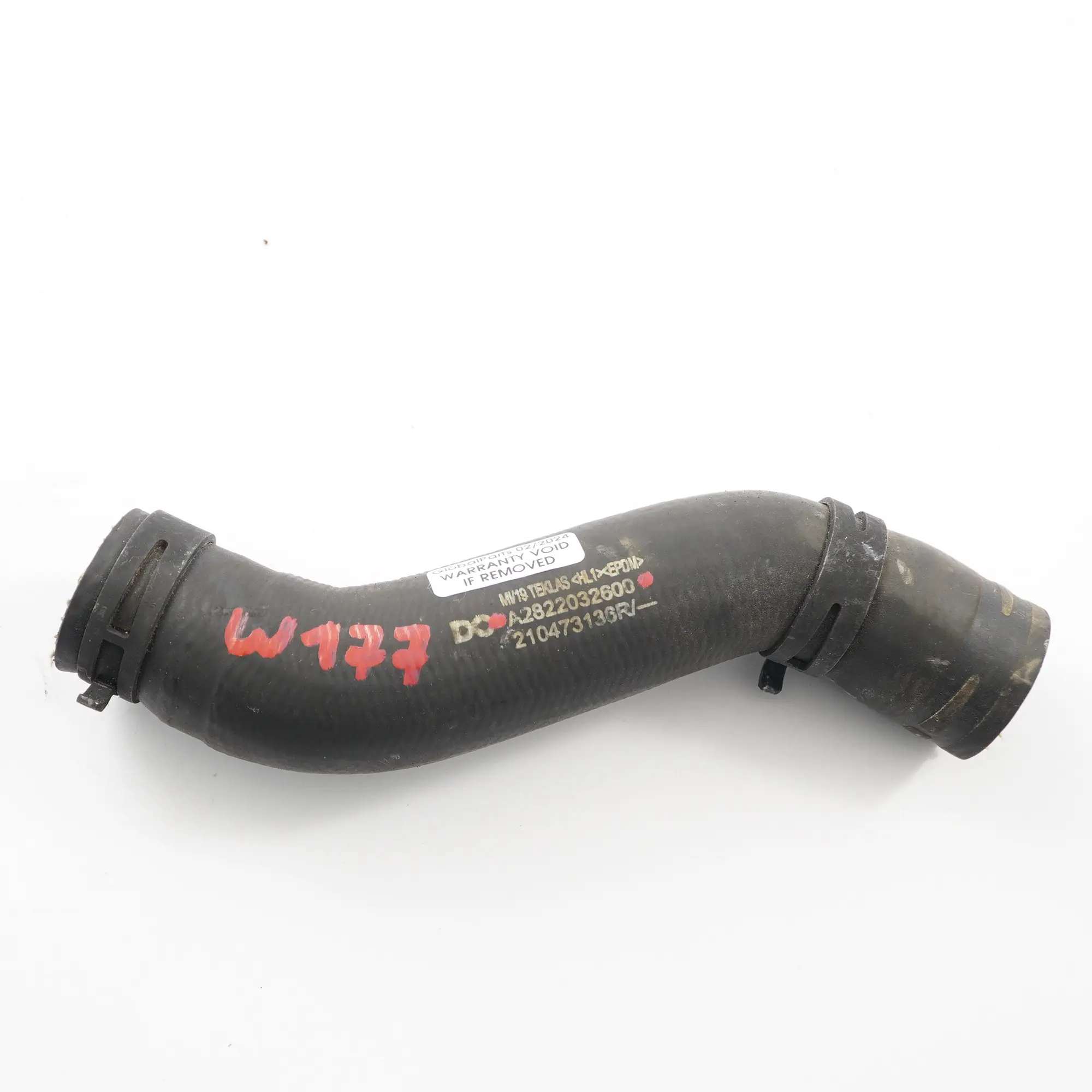 Mercedes W177 M282 Petrol Engine Water Hose Coolant Pipe Line A2822032600