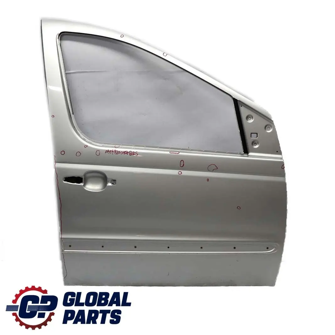 Mercedes-Benz Vaneo W414 Door Front Right O/S Brilliant Silver Metallic - 9744