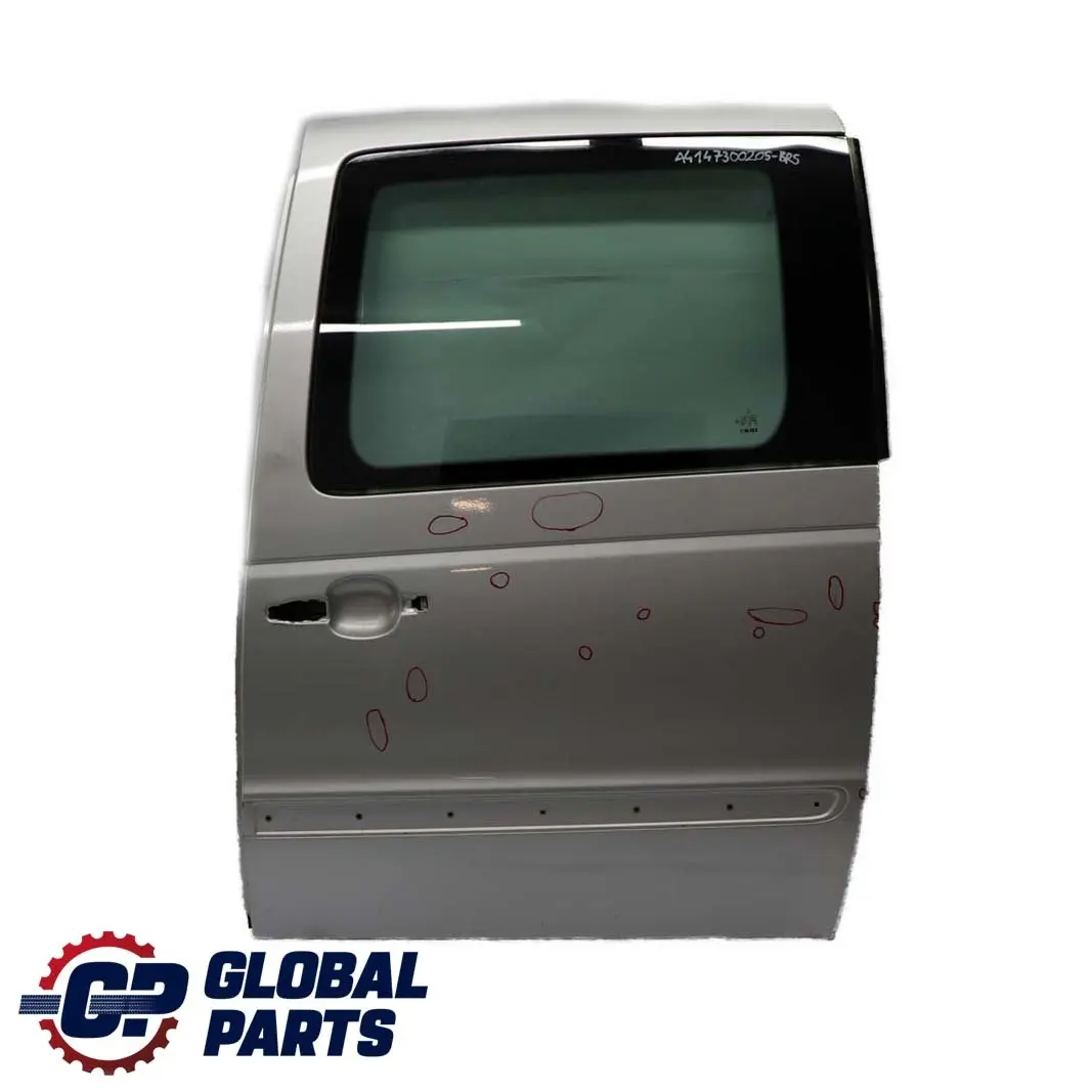 Mercedes-Benz Vaneo W414 Rear Sliding Door Left N/S Brilliant Silver - 9744