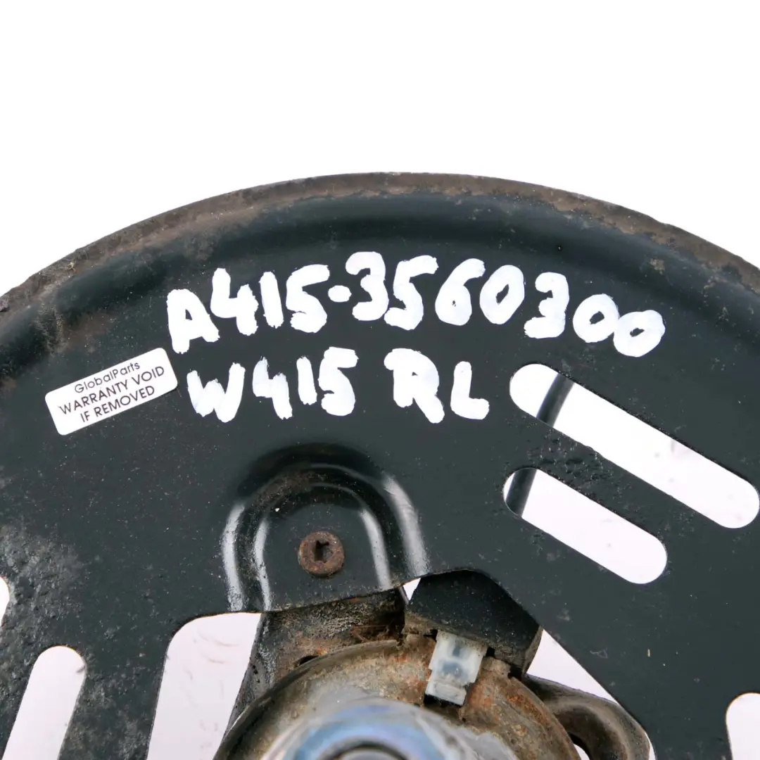 Mercedes Citan W415 Wheel Hub Rear Left N/S Suspension Carrier Axle Brake Cover