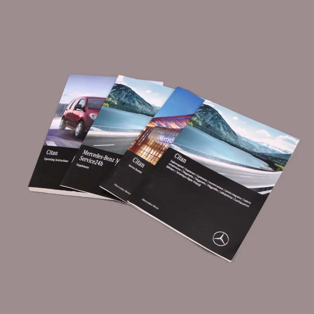 Mercedes W415 Owner's Handbook Service Booklet Slipcase Pouch Case Wallet