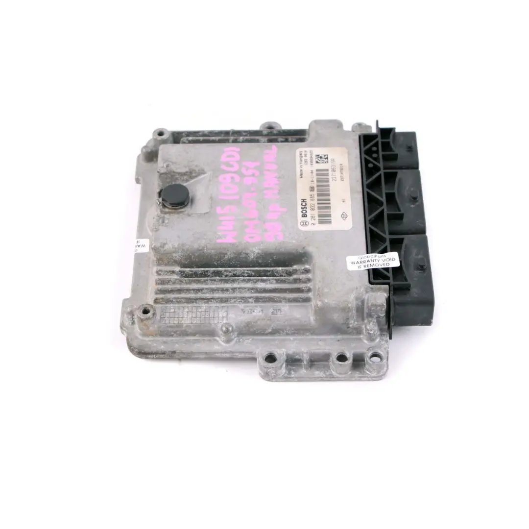 Mercedes W415 Citan 109 CDI OM607 Engine Unit Module ECU 237106319 Manual