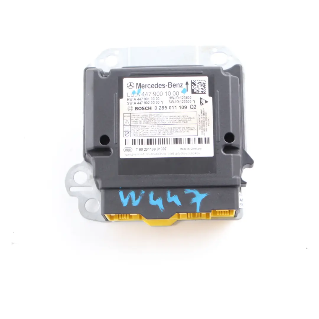 Mercedes Vito W447 Moduł Sterownik Poduszek Airbag ECU A4479001000