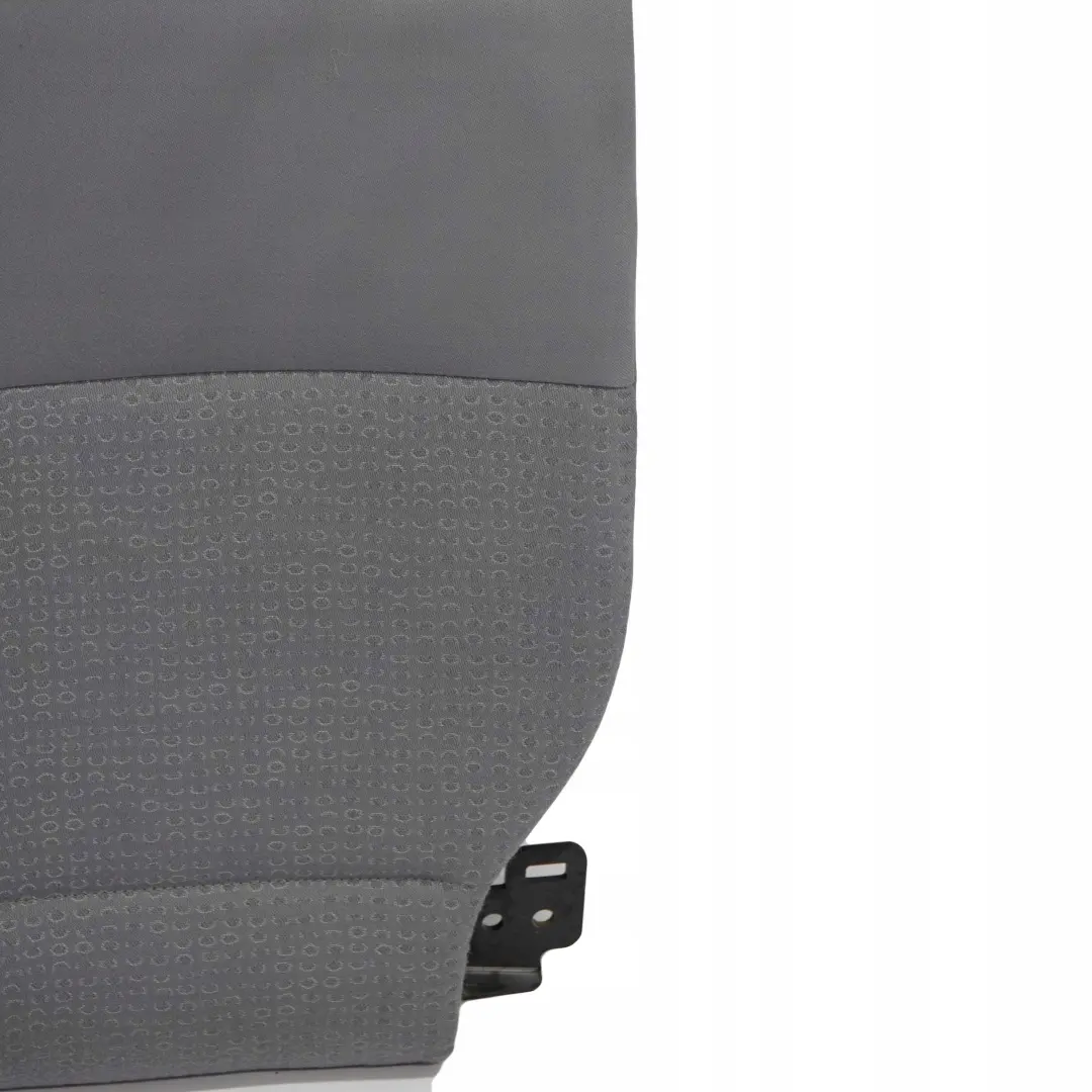 BMW E46 Touring Asiento Trasero Izquierdo Funda Respaldo Tela Jacquard Gris