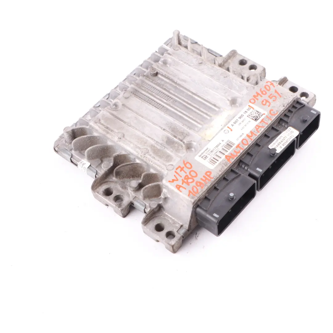 Mercedes W176 A180 CDI OM607.951 109HP Engine ECU A6079001800 Automatic