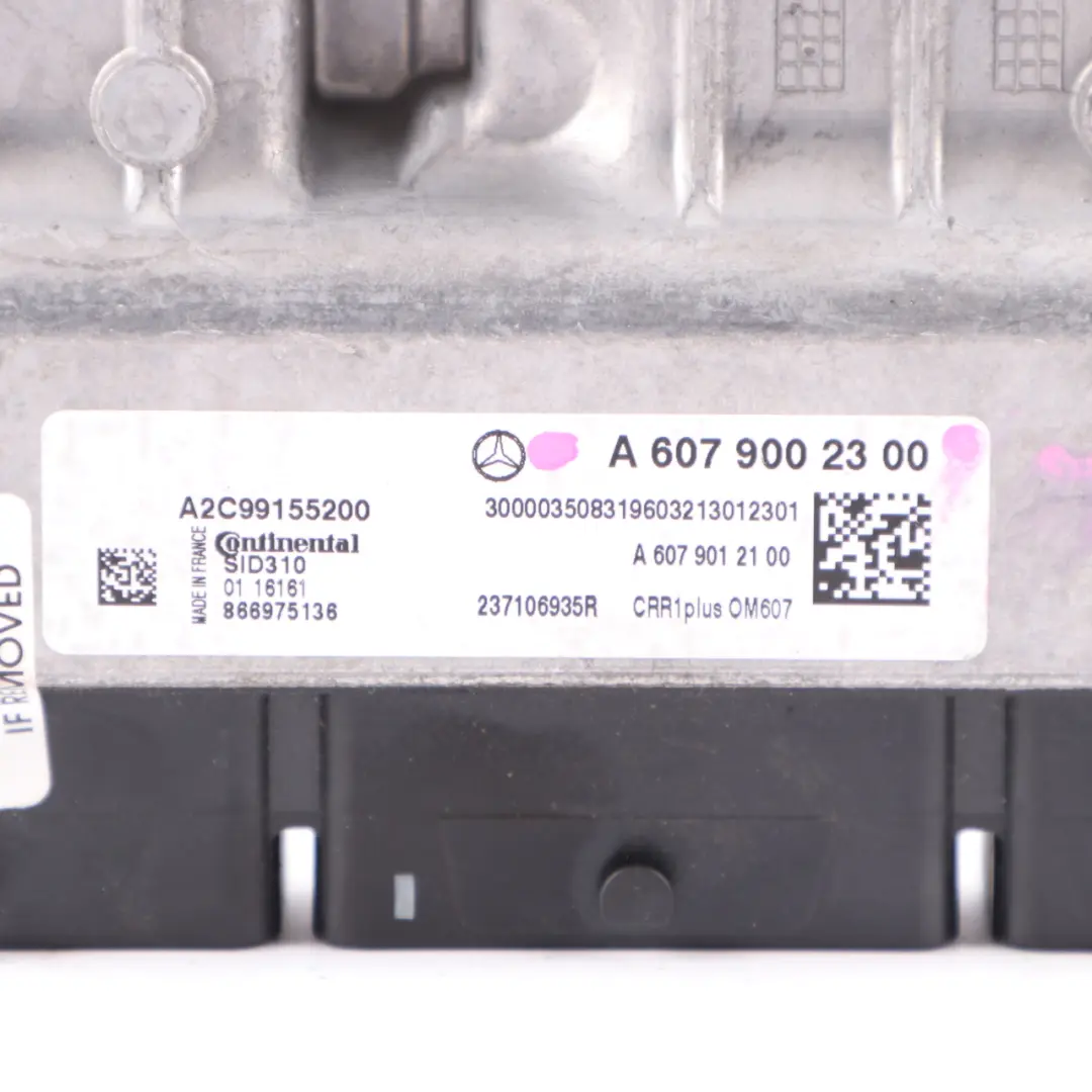 Mercedes W176 180 CDI OM607.951 Blue Efficiency ECU Kit A6079002300 Keys Lock