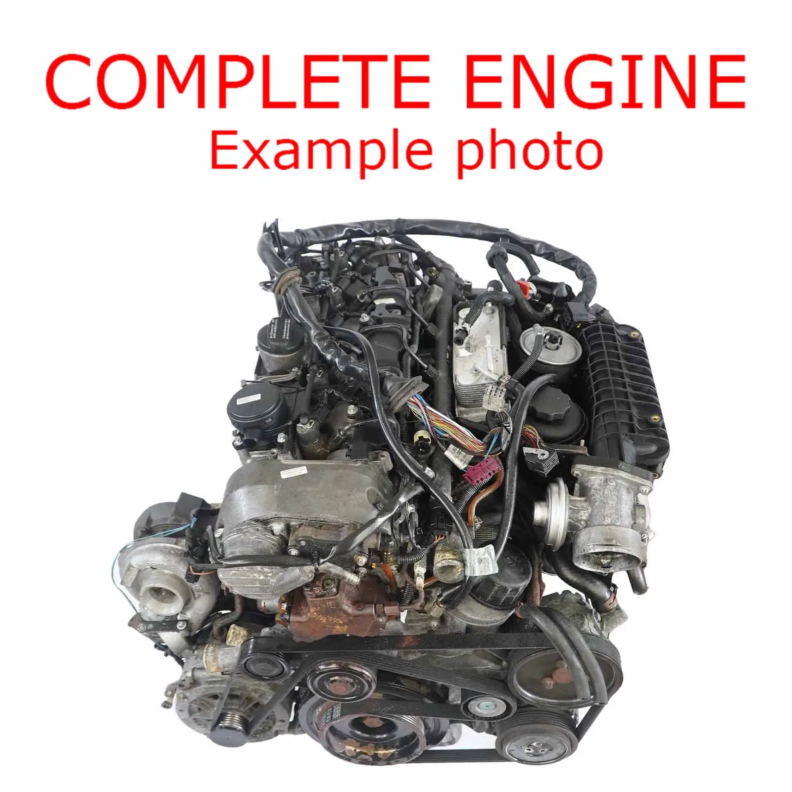 Mercedes W203 270 CDI Motor Completo 612962 612.962 con 159 000 km, GARANTÍA