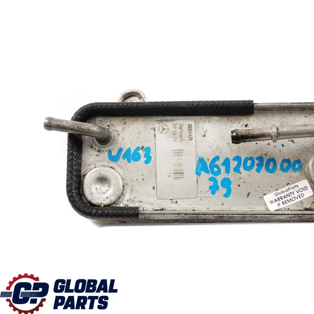 Mercedes ML W163 OM612 Refrigerador de combustible A6120700079