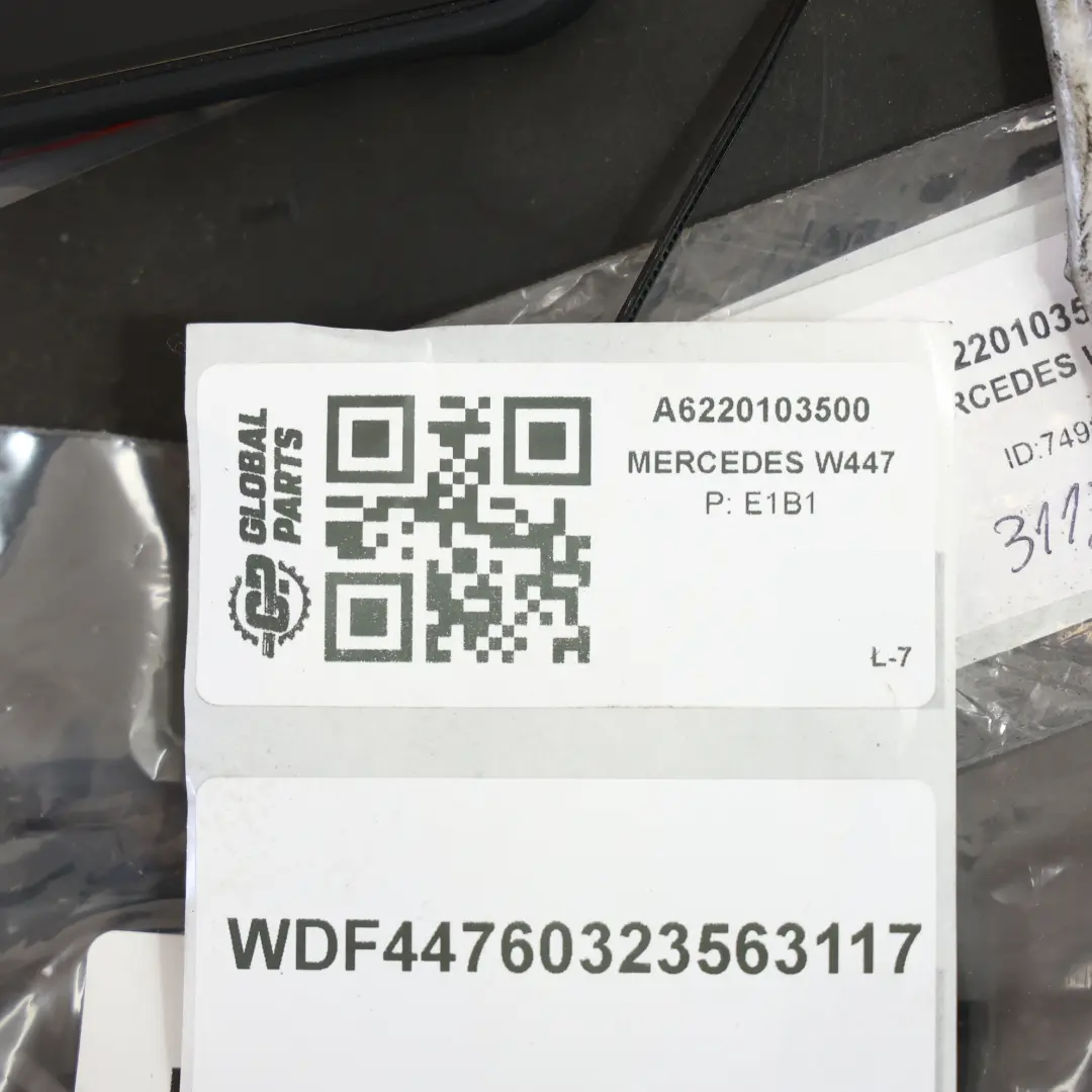 Bare Engine 622951 622.951 59k, WARRANTY Mercedes Vito W447 109 111 160 180 CDI - SKU A6220103500 - Part number A6220103500