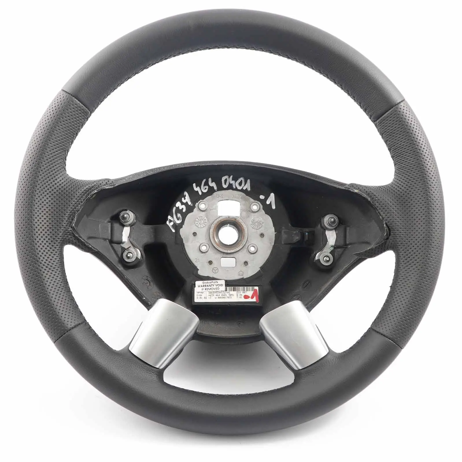 Mercedes-Benz Vito Viano W639 NEW Black Leather Steering Wheel with Black Thread