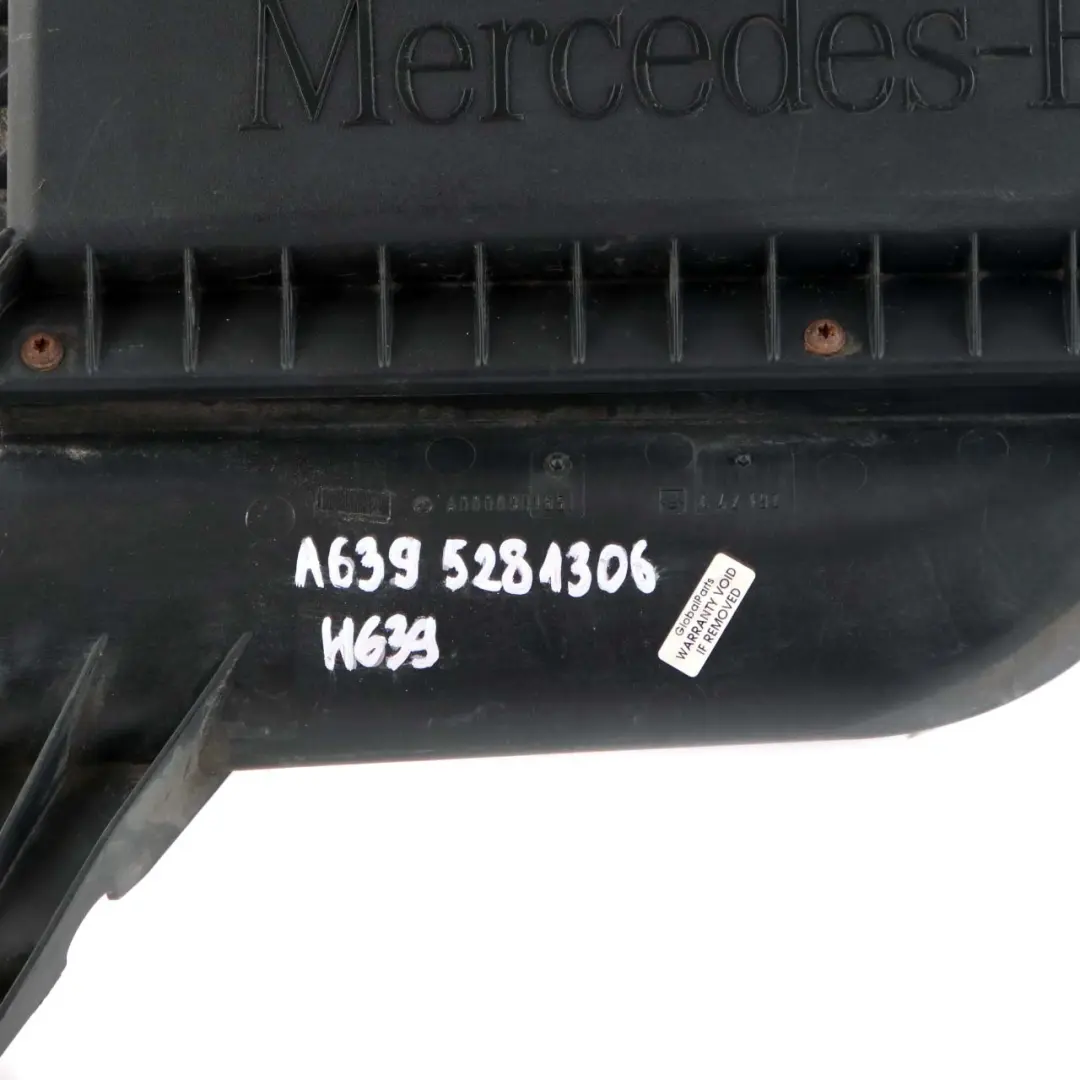 Silenciador de admisión Mercedes Vito W639 Tapa filtro aire Diesel A6395281306