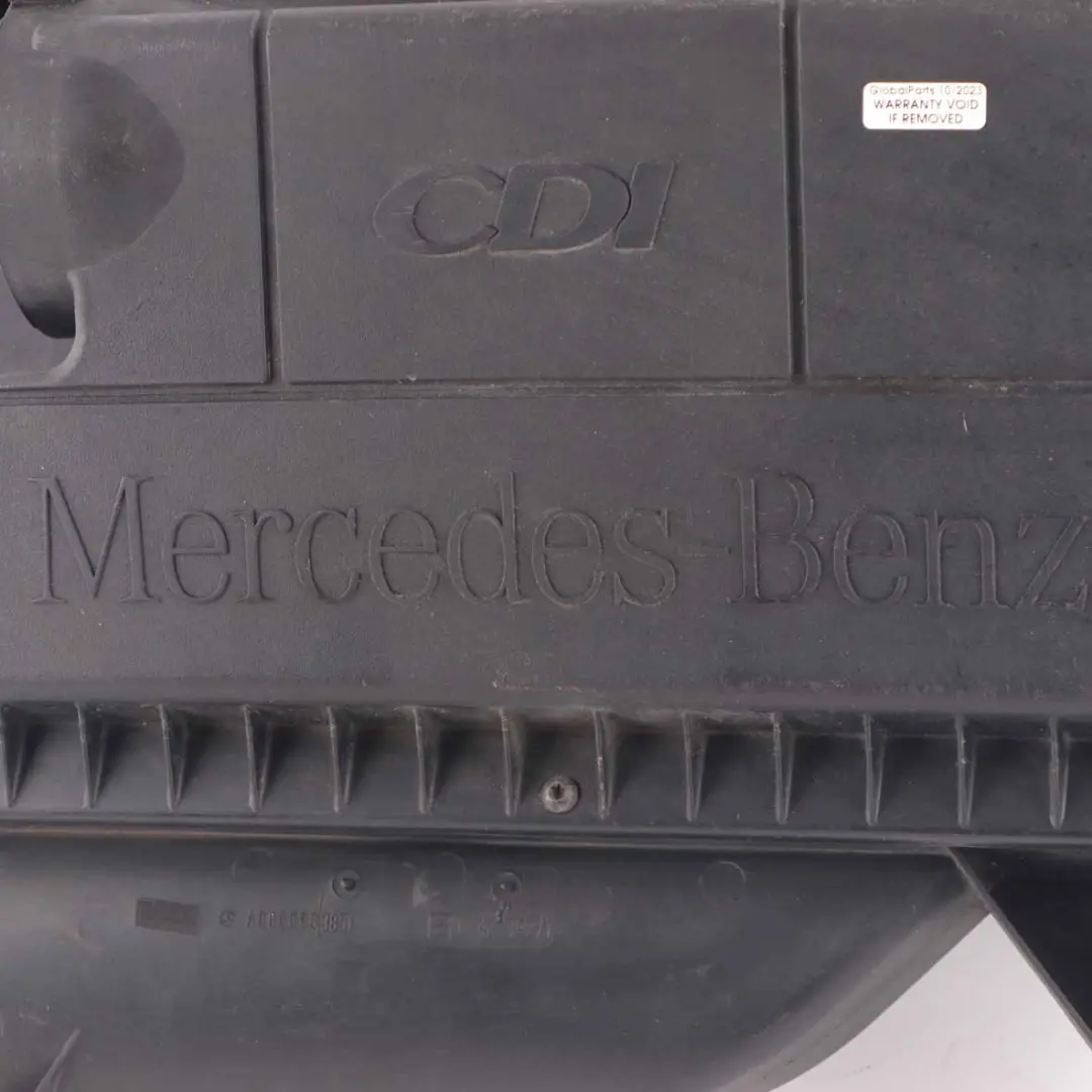 Silenciador de admisión Mercedes W639 Tapa del filtro de aire Diesel A6395283106