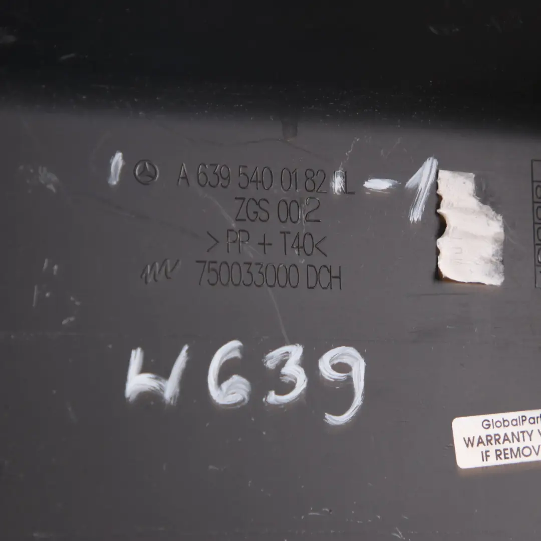 Mercedes Vito W639 Cover Fuse Box Case Trim Panel Lid A6395400182