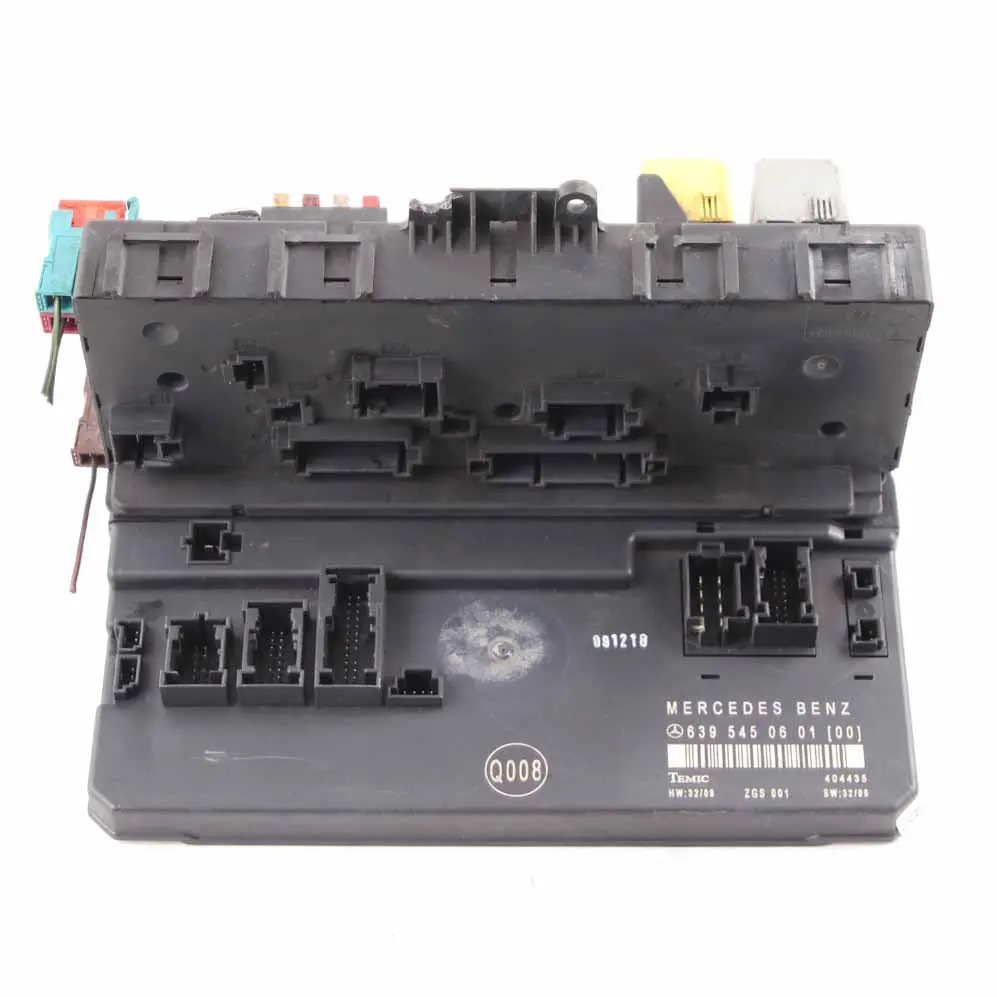 Mercedes W639 Caja Fusibles Relé Unidad Control Módulo Eléctrico SAM A6395450601