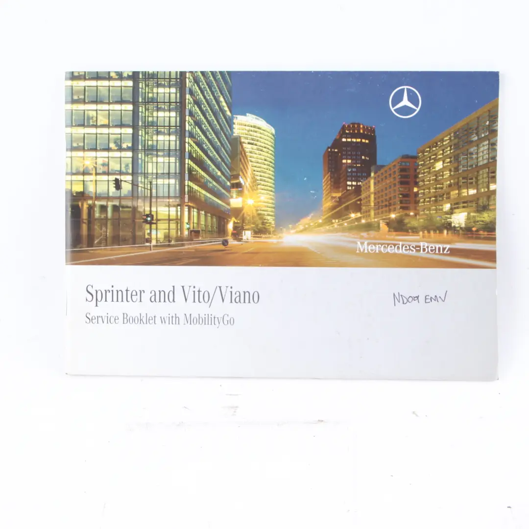 Mercedes Vito W639 Owner's Handbook Service Booklet Set