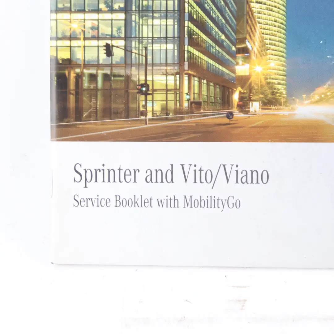 Mercedes Vito W639 Owner's Handbook Service Booklet Set