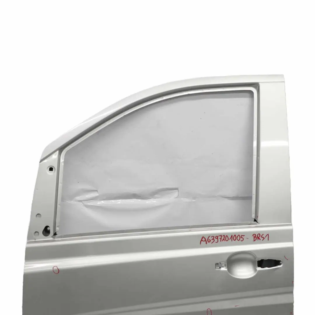 Mercedes Vito W639 Door Front Left Panel Shell N/S Brilliant Silver - 9744