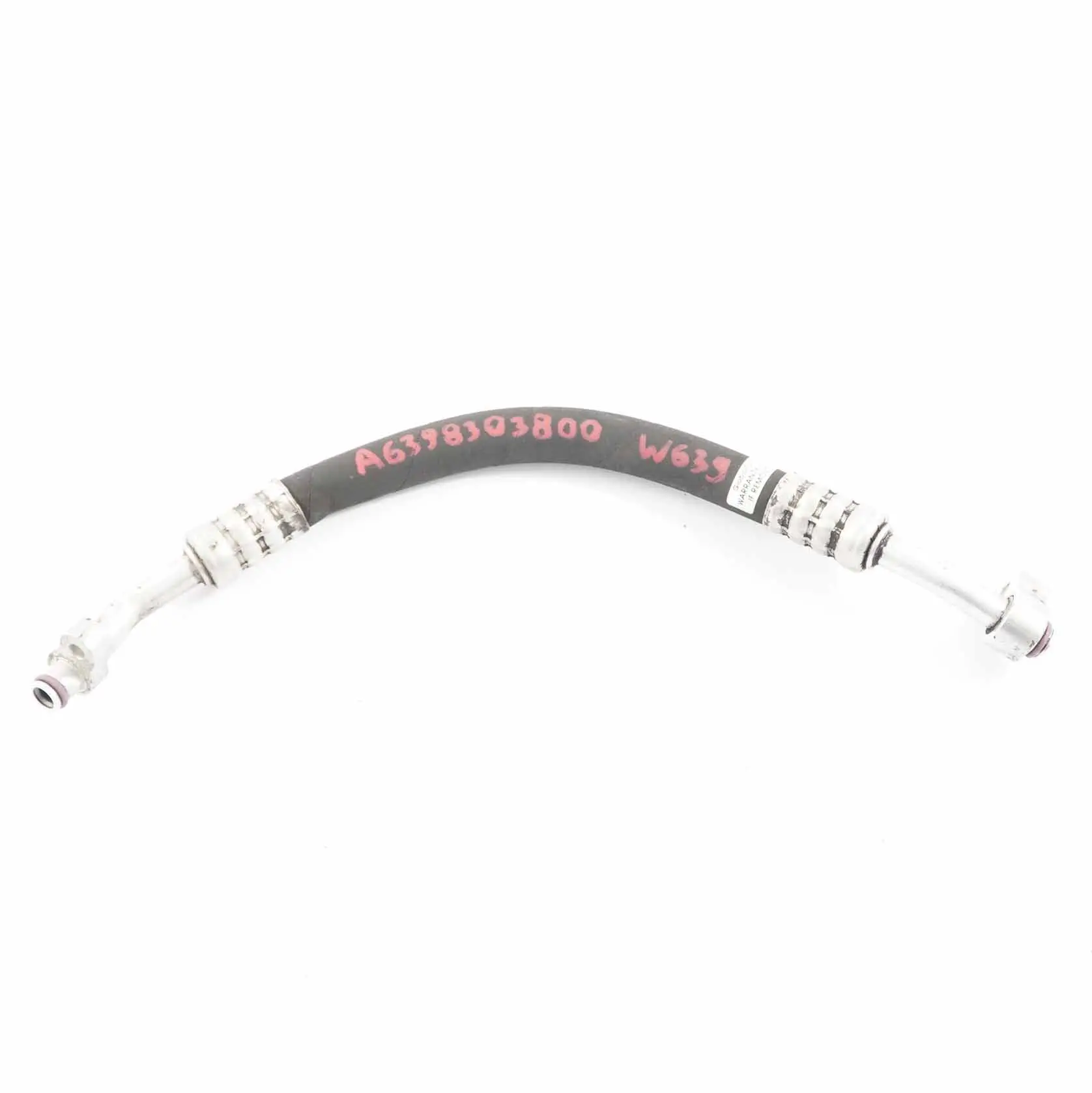 Refrigerant Hose Pipe Mercedes Vito W639 Air Conditioning Condenser A6398303800