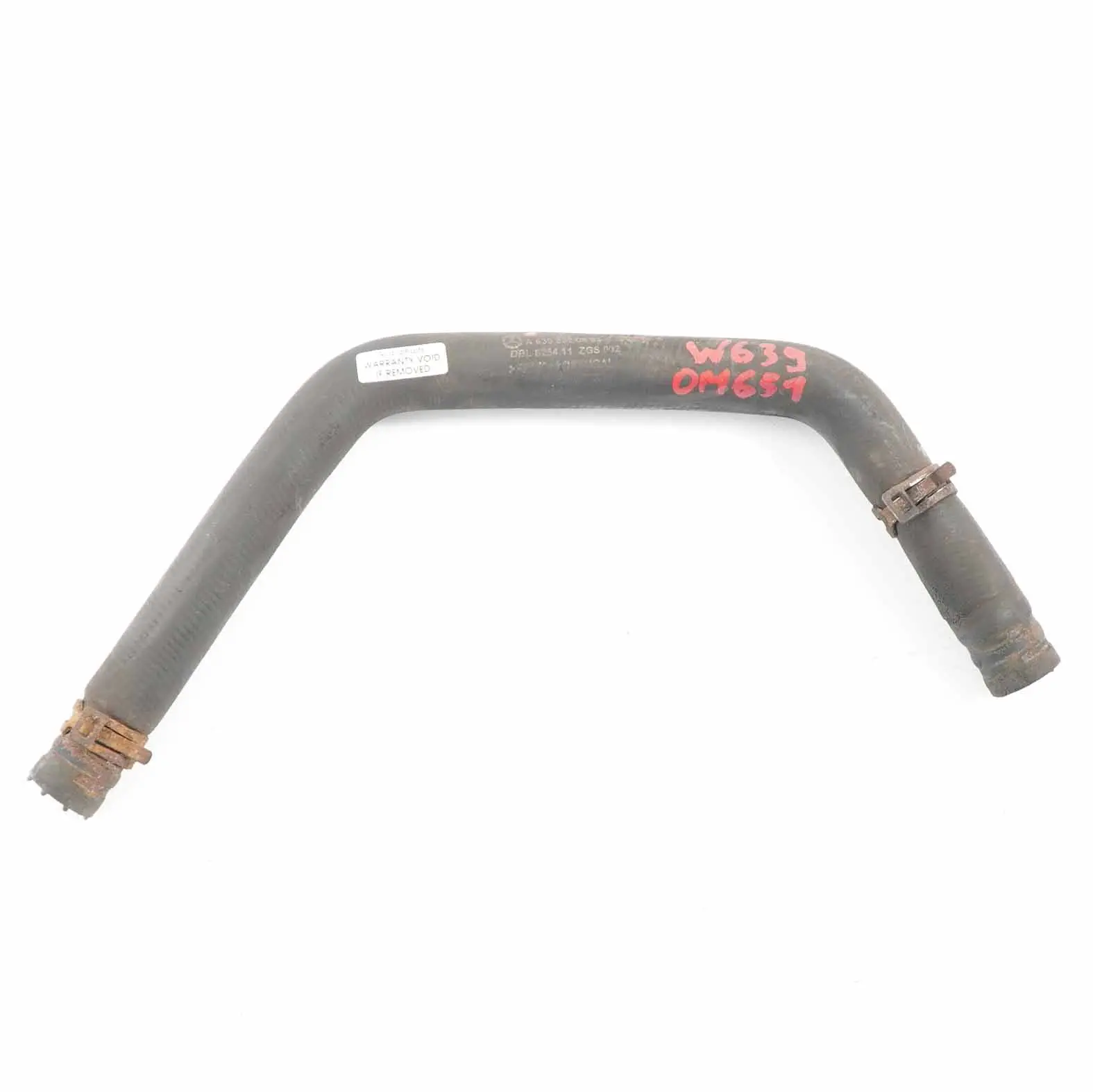 Water Hose Mercedes Vito W639 Cooling Radiator Coolant Pipe Hose A6398320893