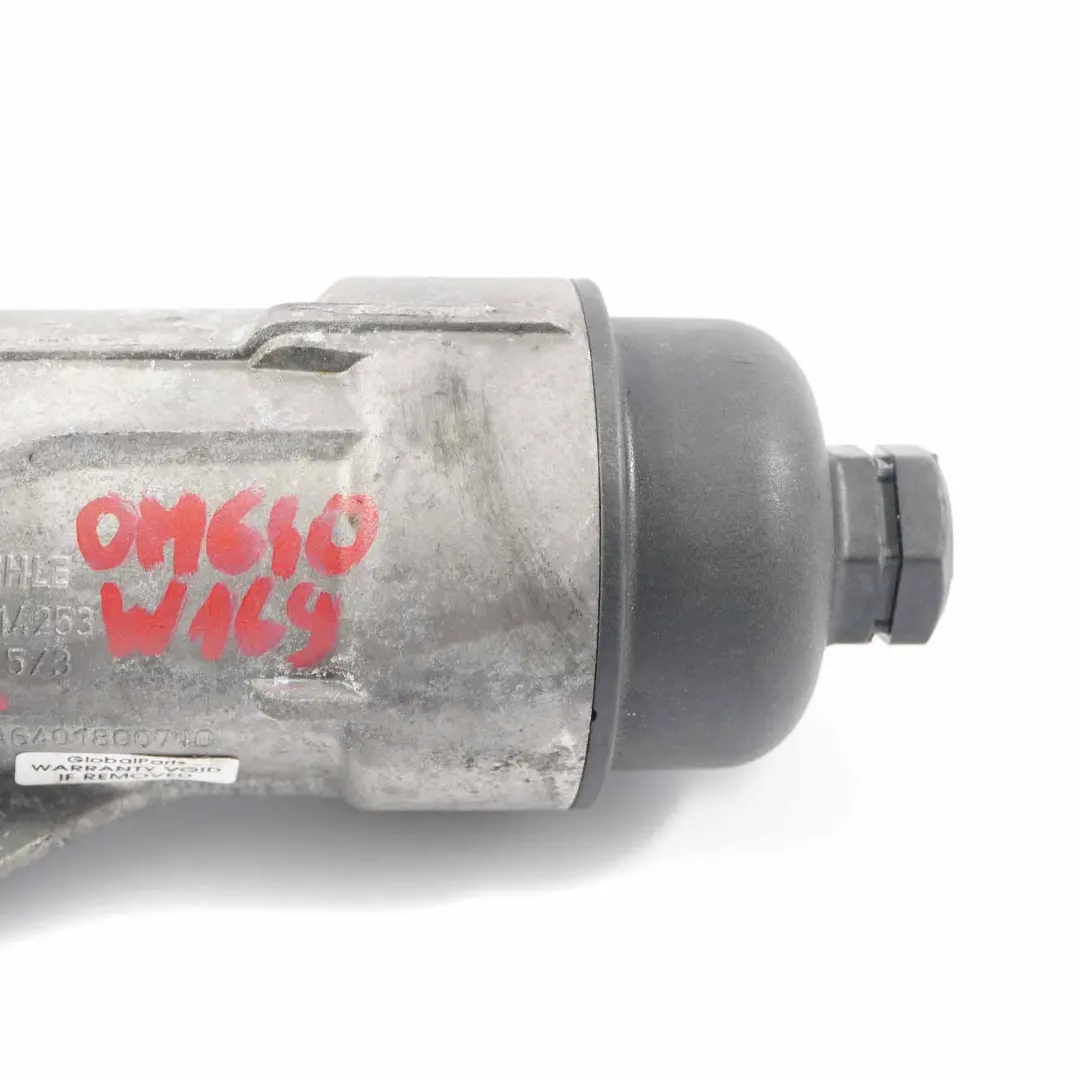 Mercedes W169 W245 Diesel OM640 Carcasa filtro aceite Tapa Soporte A6401800710